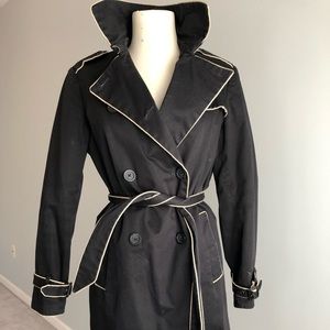 Gap black trench coat